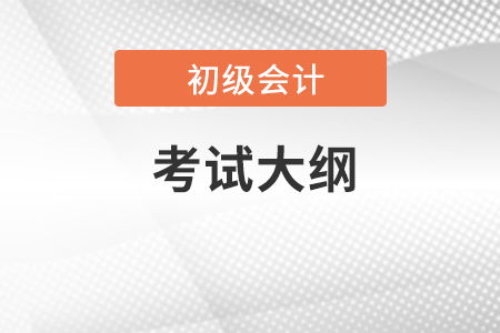 2023年初级会计资格考试大纲有哪些内容
